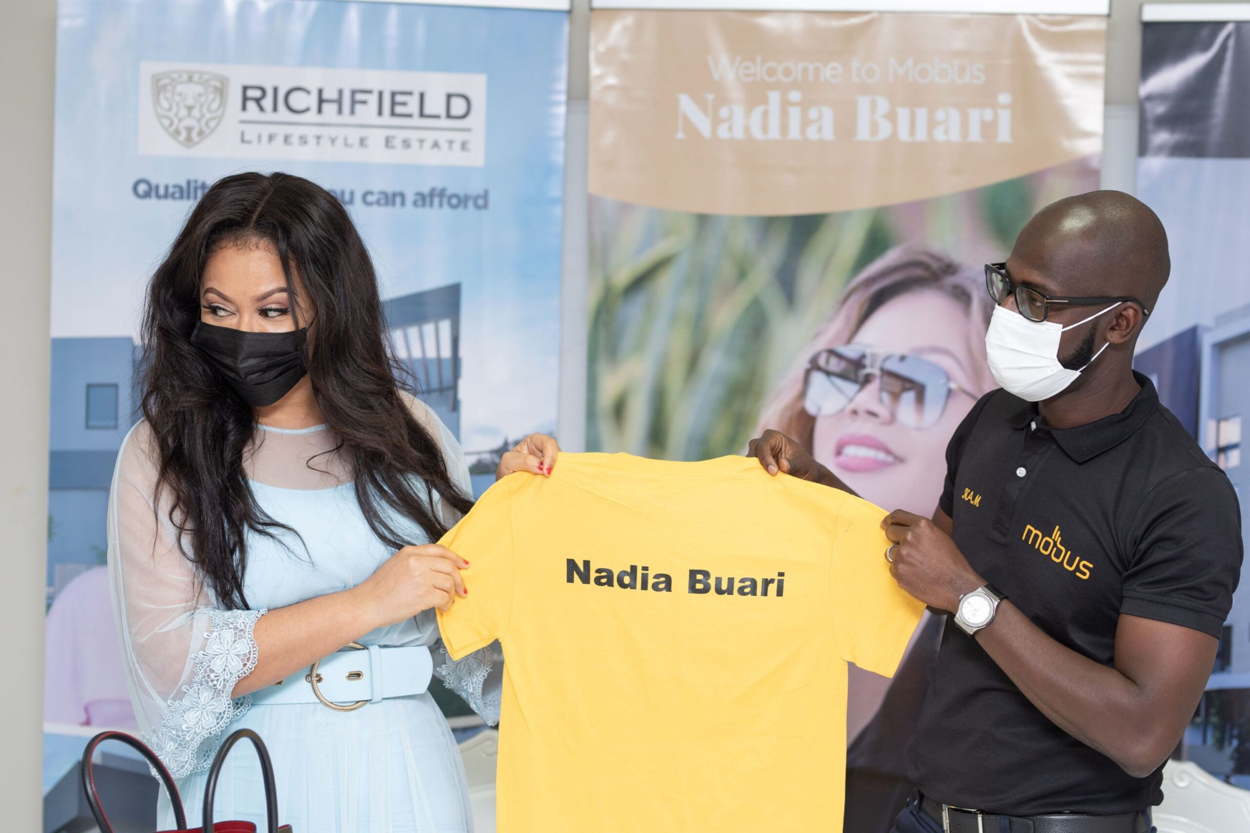 Nadia Buari Outdoored as Brand Influencer – Mobus Properties Ghana